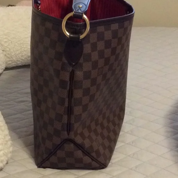 Authentic Louis Vuitton Delightful MM Damier Ebene With Matching Wallet - Picture 9 of 16